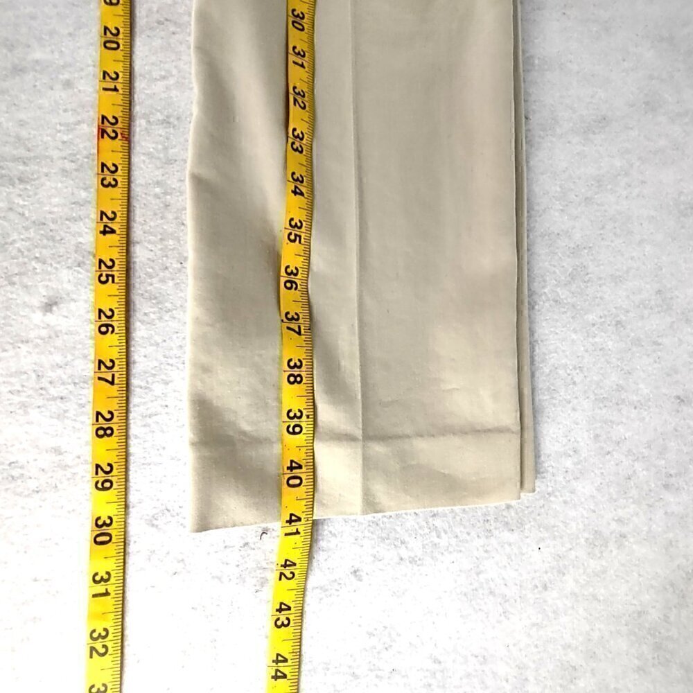Ann Taylor Ann Straight Leg Cotton Blend Beige, Tan Khaki Pants, Slacks Size 2 - Picture 8 of 11